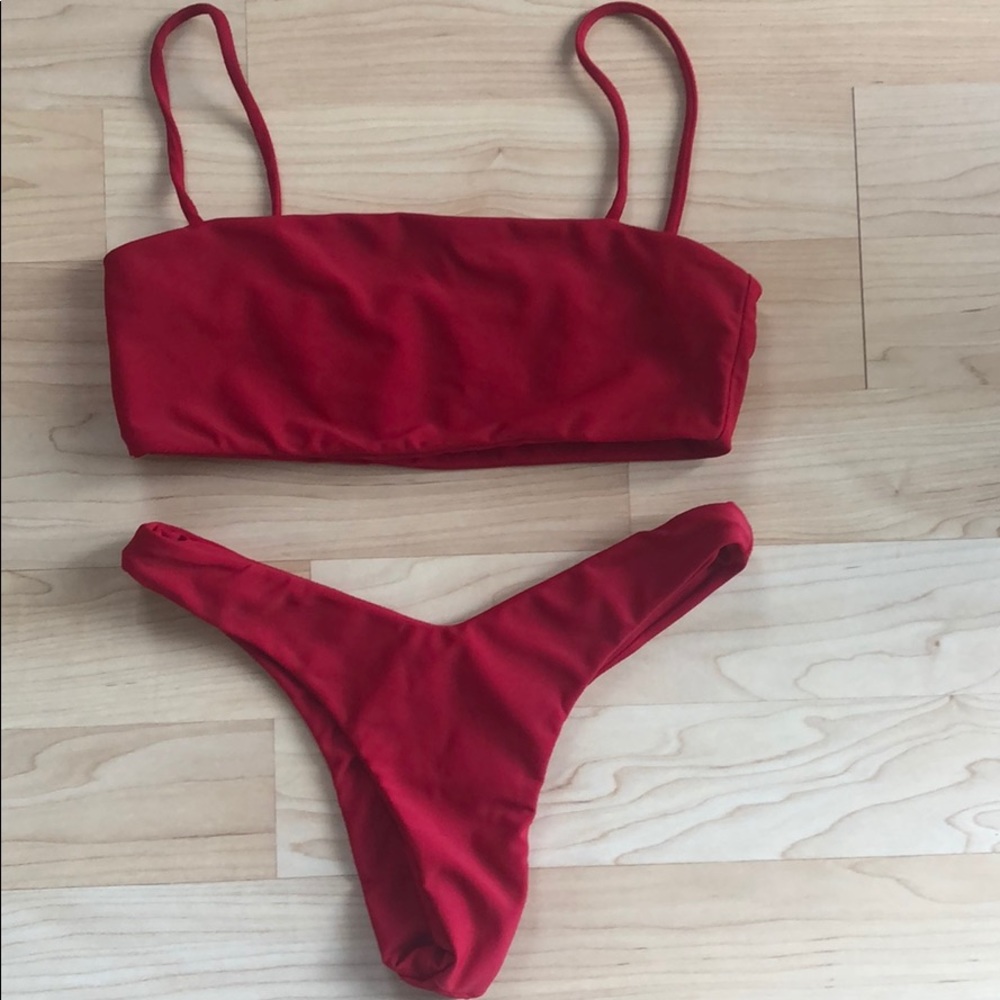 Red bikini